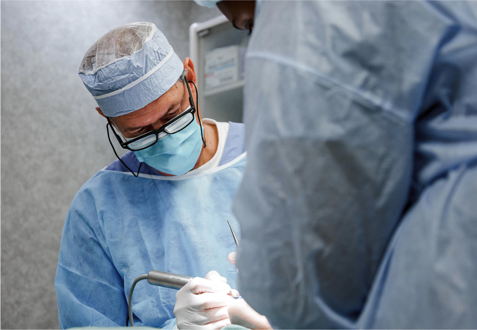 dr. seale performing a procedure on a patient