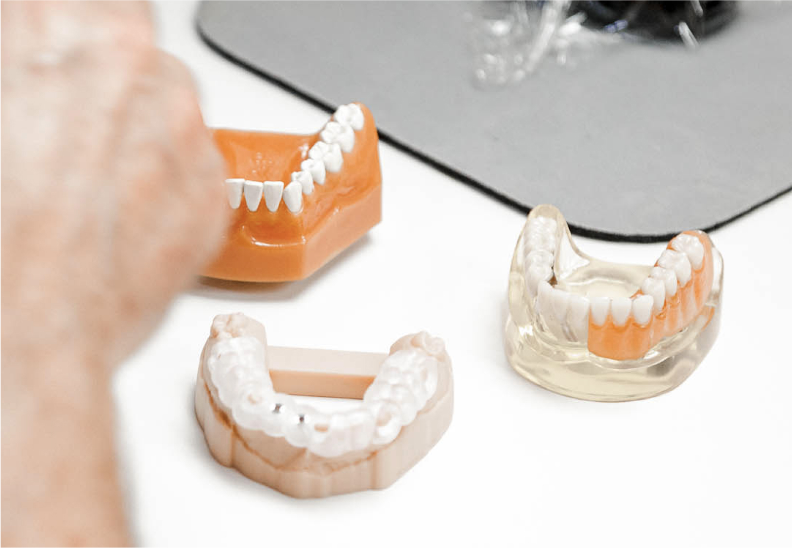 models of teeth